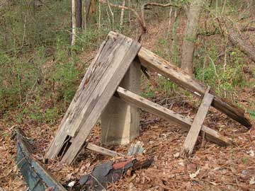 Ruins of cabin